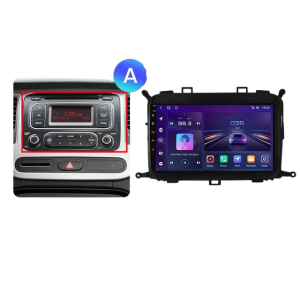 Kia Carens 2013-2018 bilradio med CarPlay/Android Auto