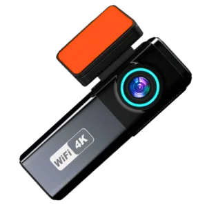 4K Dashcam m. For- & Ryggekamera, WiFi, Nattsyn & Parkeringsovervåkning
