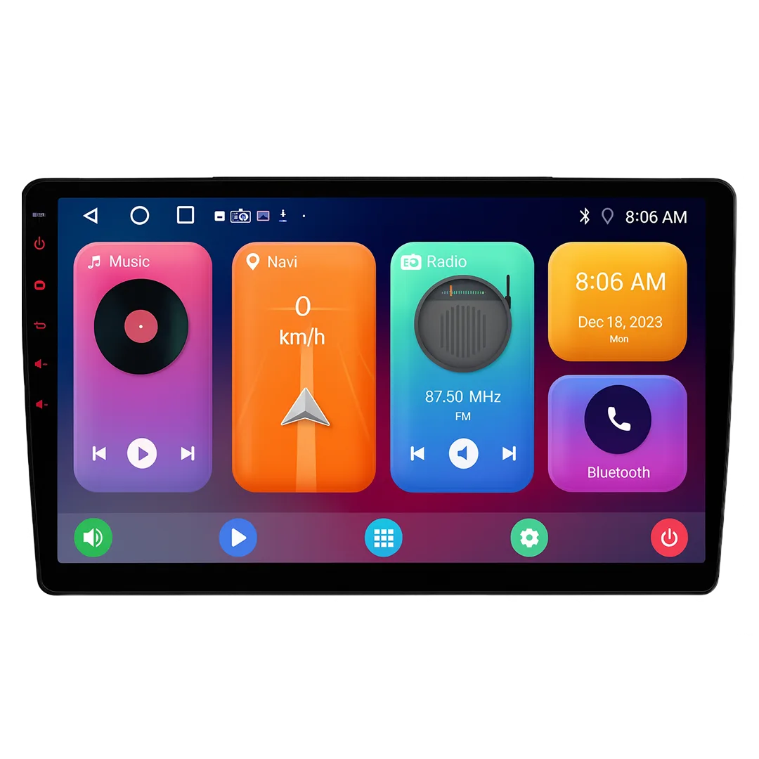Toyota Avensis Verso - 9_ Bilradio m. Apple CarPlay Og Android Auto 2gb