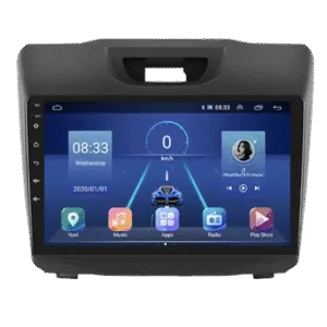 Isuzu D-MAX/MU-X 2015-2018 bilradio med CarPlay/Android Auto