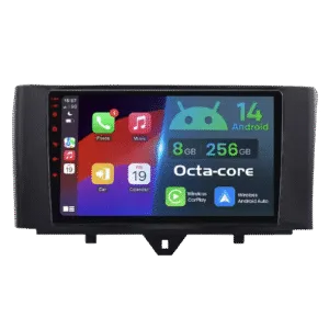 Smart Fortwo 451 2011-2015 9″ CarPlay & Android Auto
