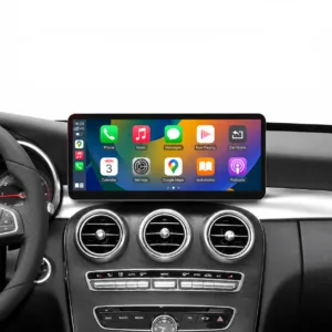 Mercedes W205 / GLC X253 / V-Klasse W447 12,3" Linux Skjerm med CarPlay & Android Auto