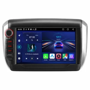 Peugeot 2008 og 208 bilradio med trådløs Apple CarPlay og Android Auto